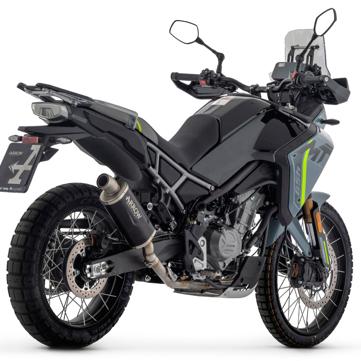 Colector acero Arrow Racing CFMoto 450MT 2025