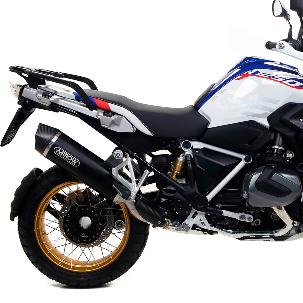 Escape aluminio negro Arrow BMW R1200GS-R1250GS