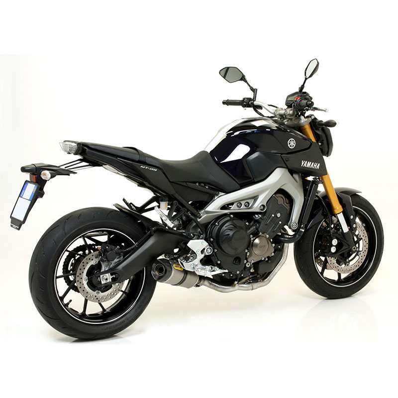 Escape aluminio fondo carbono Arrow Yamaha MT09 13- / MT09 Tracer 15- OC