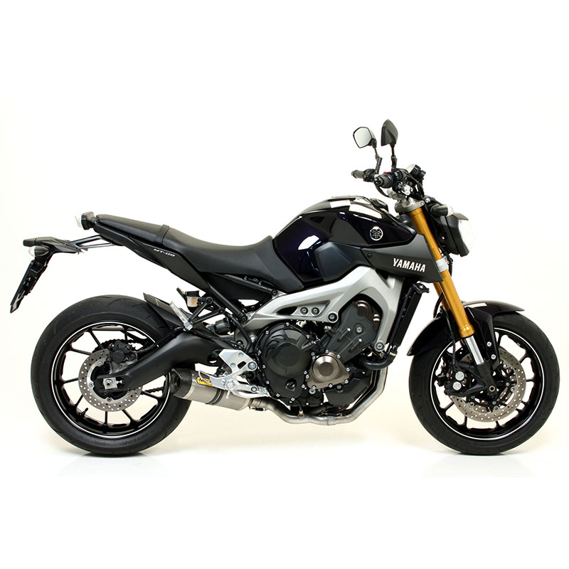 Escape aluminio fondo carbono Arrow Yamaha MT09 13- / MT09 Tracer 15- OC