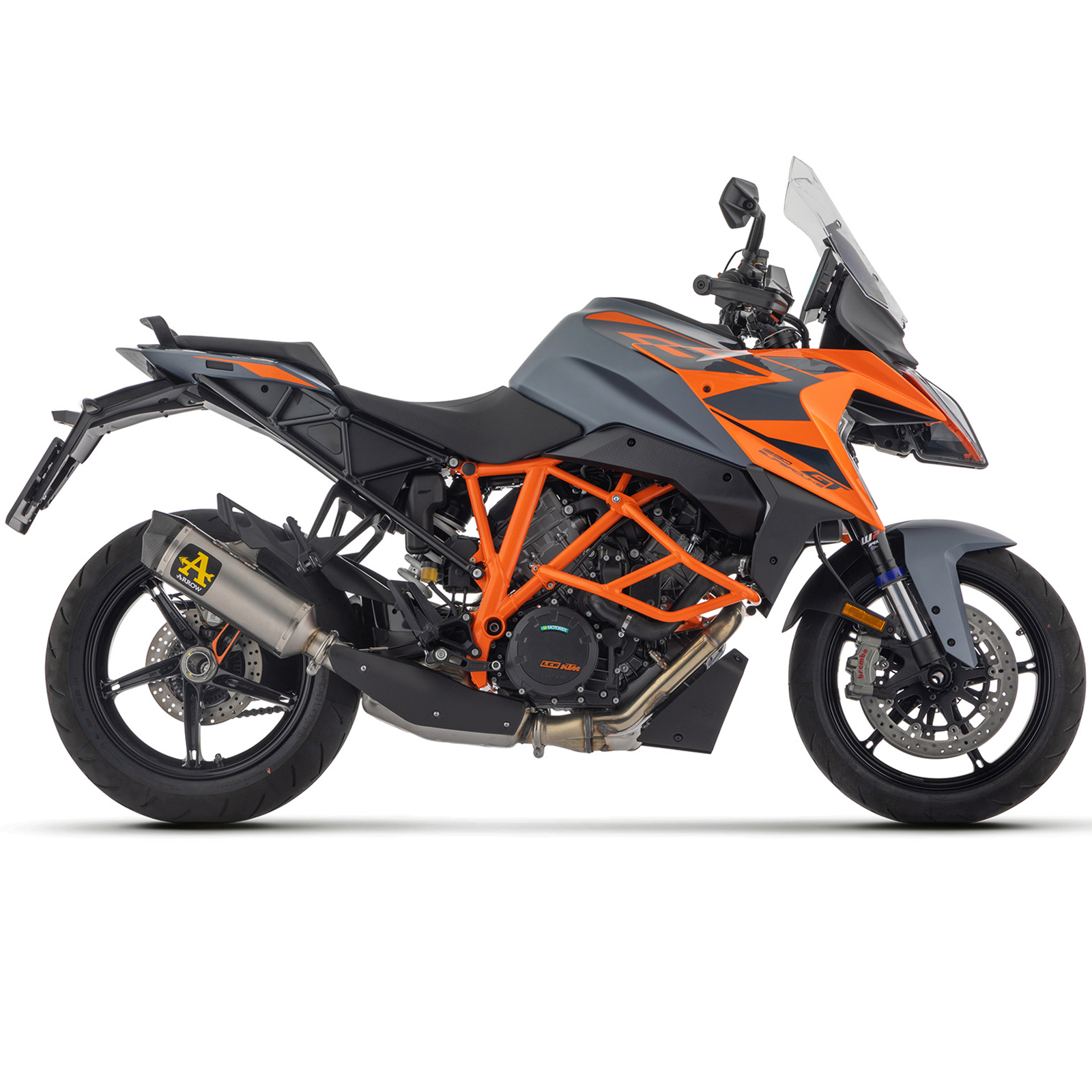 Escape aluminio fondo carbono Arrow RACE-TECH KTM 1290 SuperDuke 14-