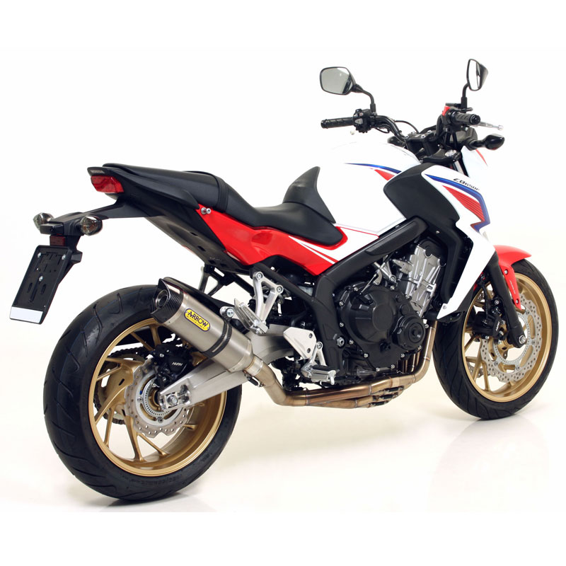 Escape aluminio fondo carbono Arrow Honda CBR650F/CB650F 14-18 OC