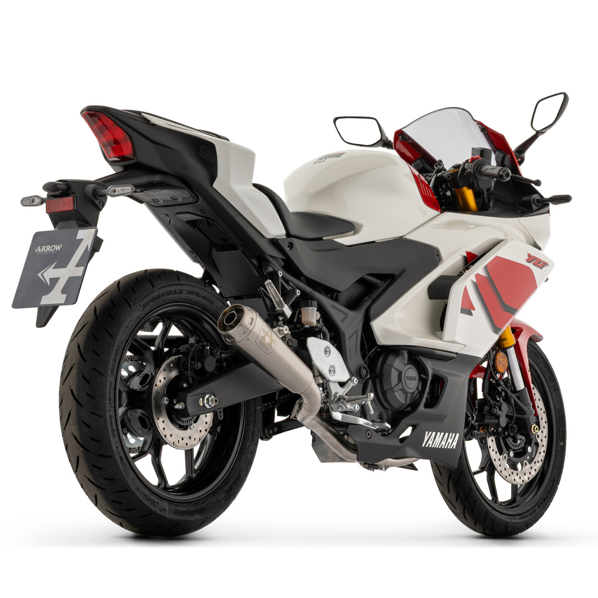 Colectores acero Arrow Yamaha YZF R3 25+