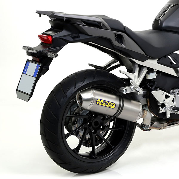 Escape aluminio fondo carbono Arrow Honda CrossRunner 800 2015-