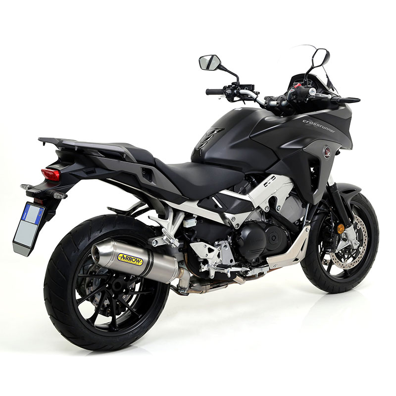 Escape aluminio fondo carbono Arrow Honda CrossRunner 800 2015-