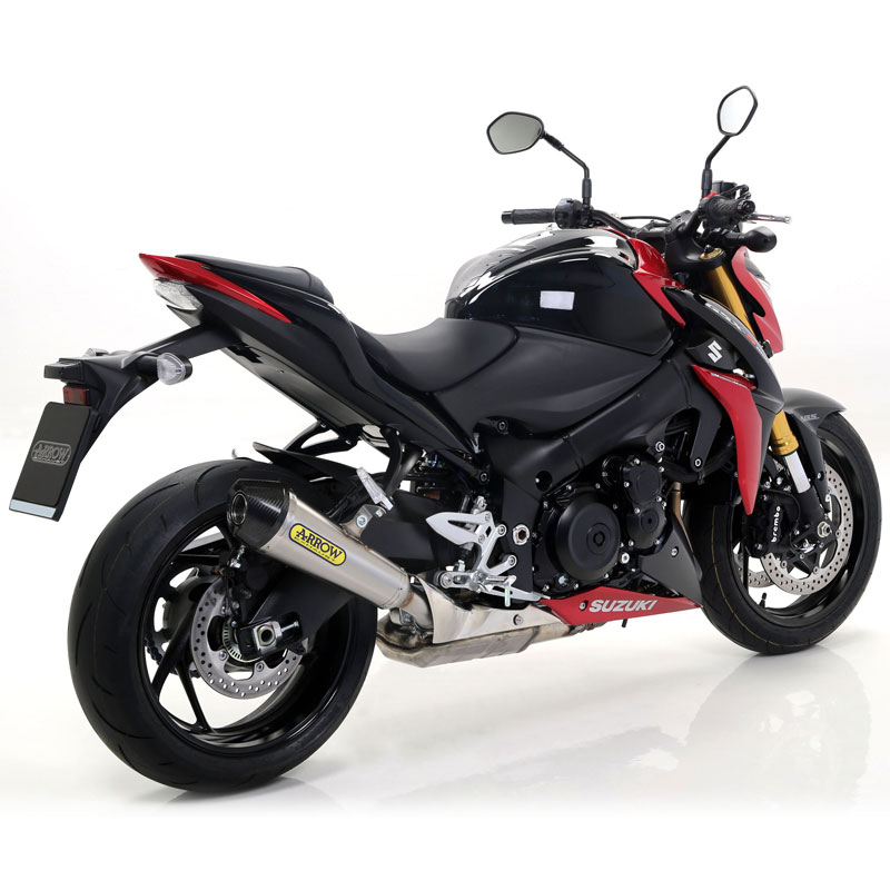 Escape acero fondo carbono Arrow X-KONE SUZUKI GSXS 1000 / GSXS 1000F 15-