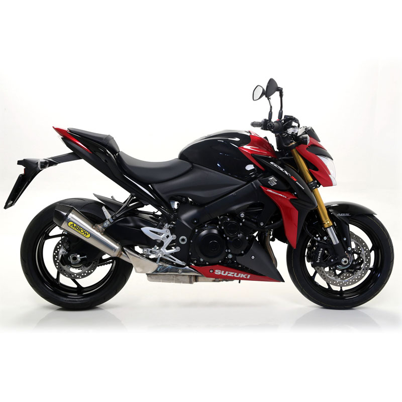 Escape acero fondo carbono Arrow X-KONE SUZUKI GSXS 1000 / GSXS 1000F 15-