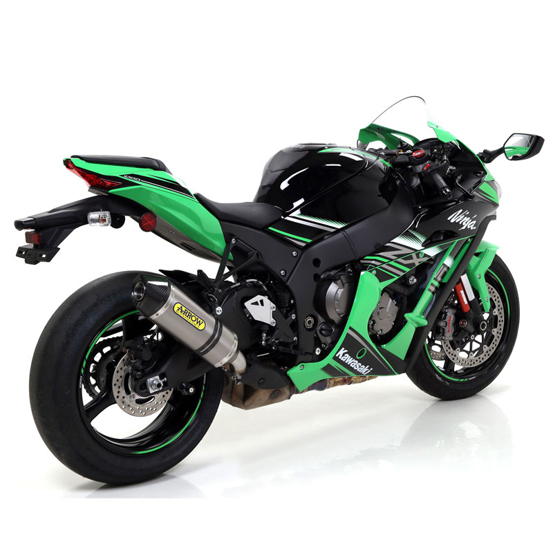 Escape titanio fondo carbono Arrow Race Tech KAWASAKI ZX-10R 16-