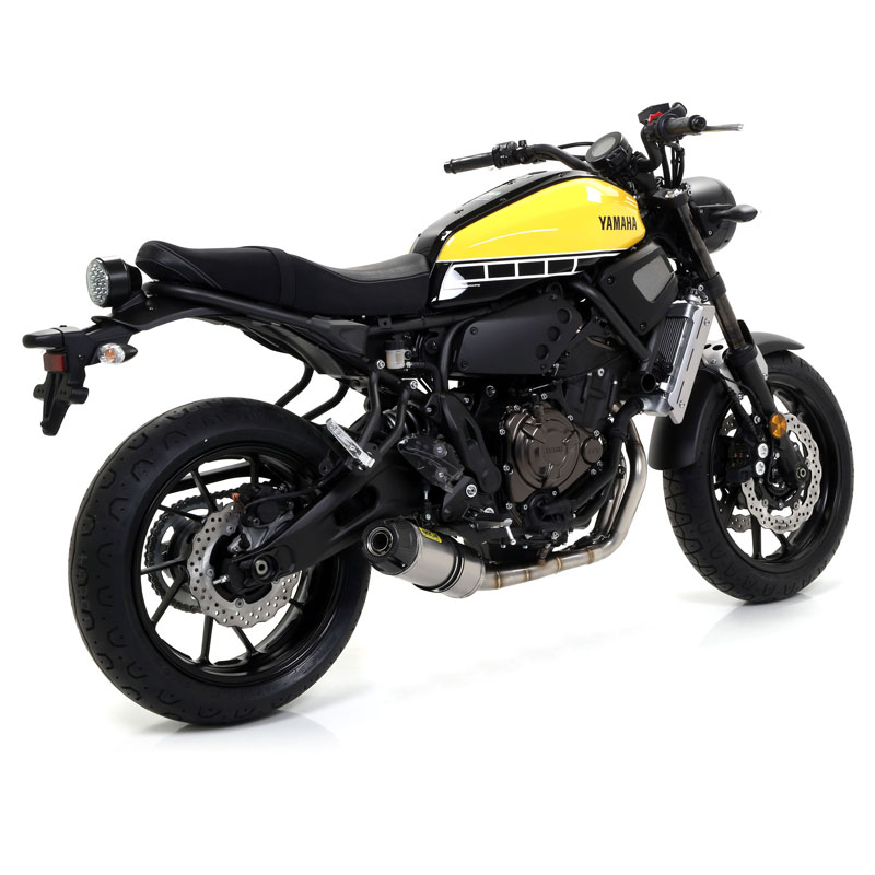 Escape titanio fondo carbono Arrow JET-RACE YAMAHA XSR700,MT07,TRACER OC