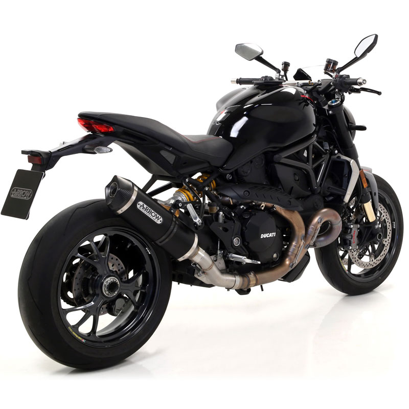 Escape aluminio negro Arrow RaceTech Ducati Monster 1200R 16- OC