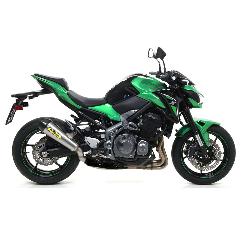 Escape aluminio fondo carbono Arrow Kawasaki Z900-E 17-