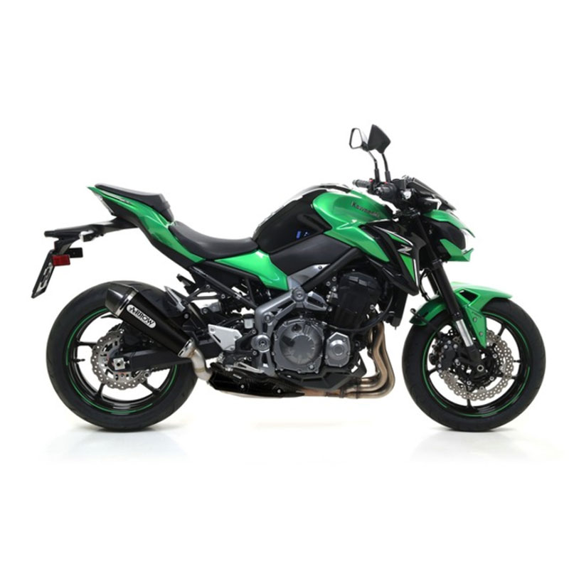 Escape acero negro Arrow XKone Dark Kawasaki Z900-E 17-