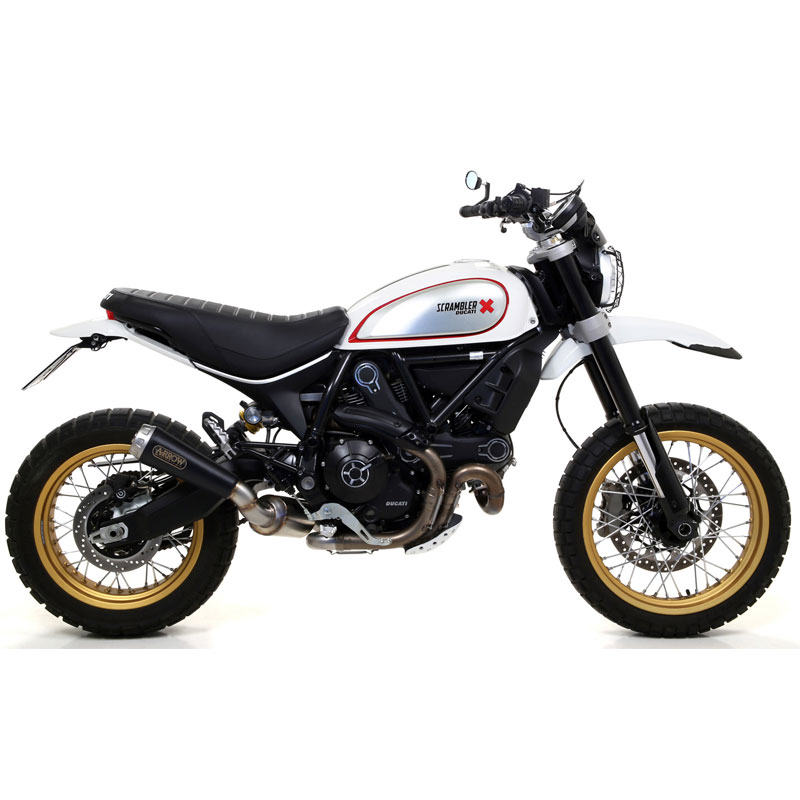 Escape acero negro Arrow ProRace Ducati Scrambler 800 17- OC