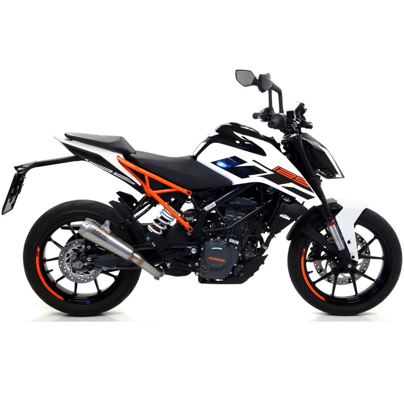 Escape acero Arrow KTM Duke 125-390 17-