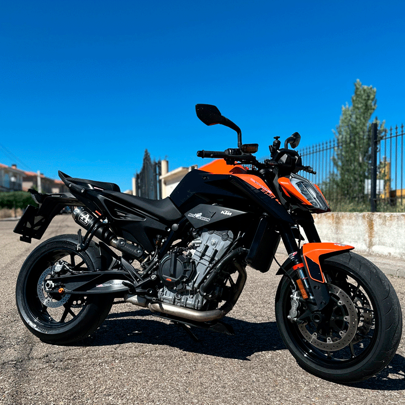 Escape KTM Duke 790-890R nichrom negro