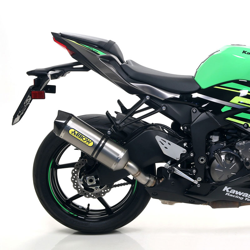 Escape Arrow Race-Tech Negro aluminio Kawasaki ZX-6R 636 19-20