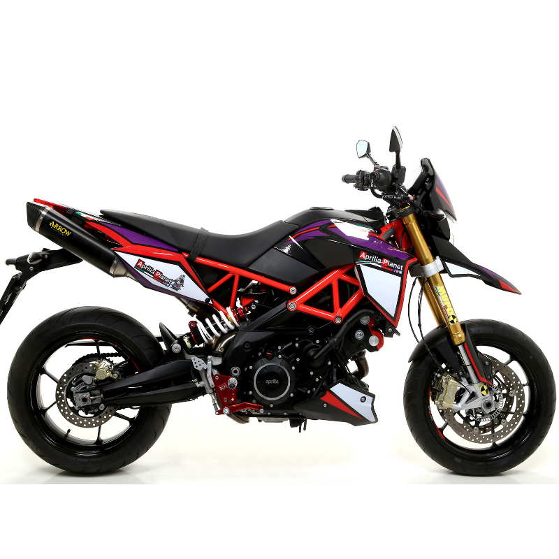 Escape Arrow Thunder negro doble salida APRILIA DORSODURO 17-19