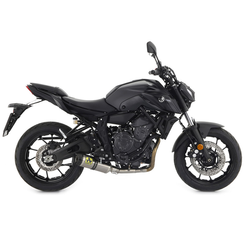 Escape Arrow Yamaha MT07 21- titanio