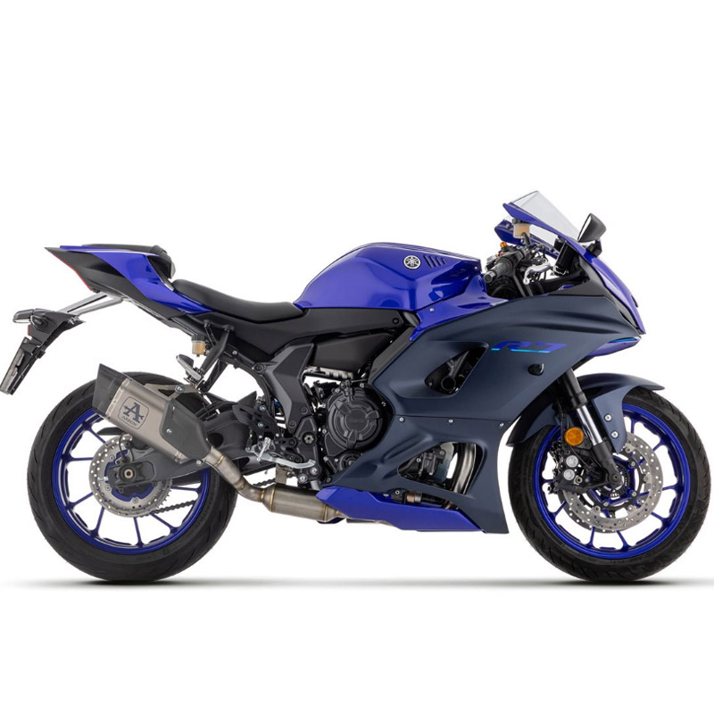 Sistema completo Pista titanio negro Yamaha R7 21- Arrow