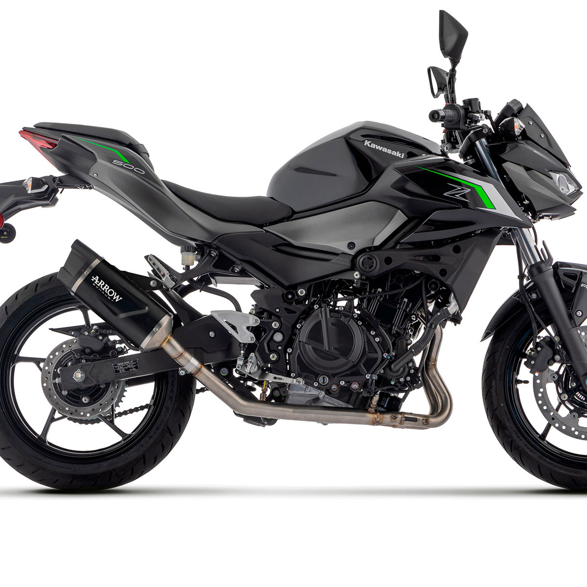 Escape Negro Indy Race Evo Arrow Kawasaki Z500 24+