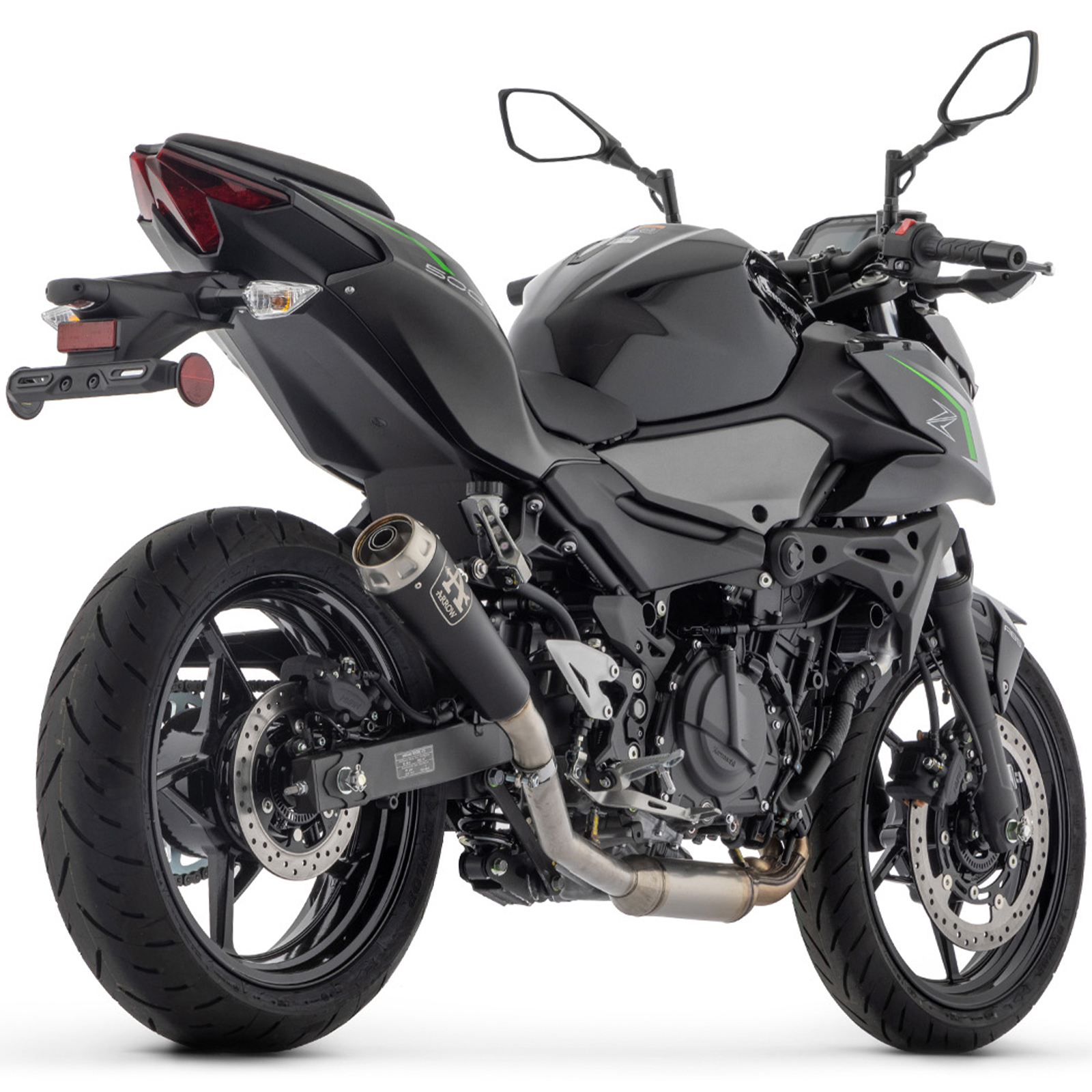 Escape Negro Pro Race Arrow Kawasaki Z500 24+