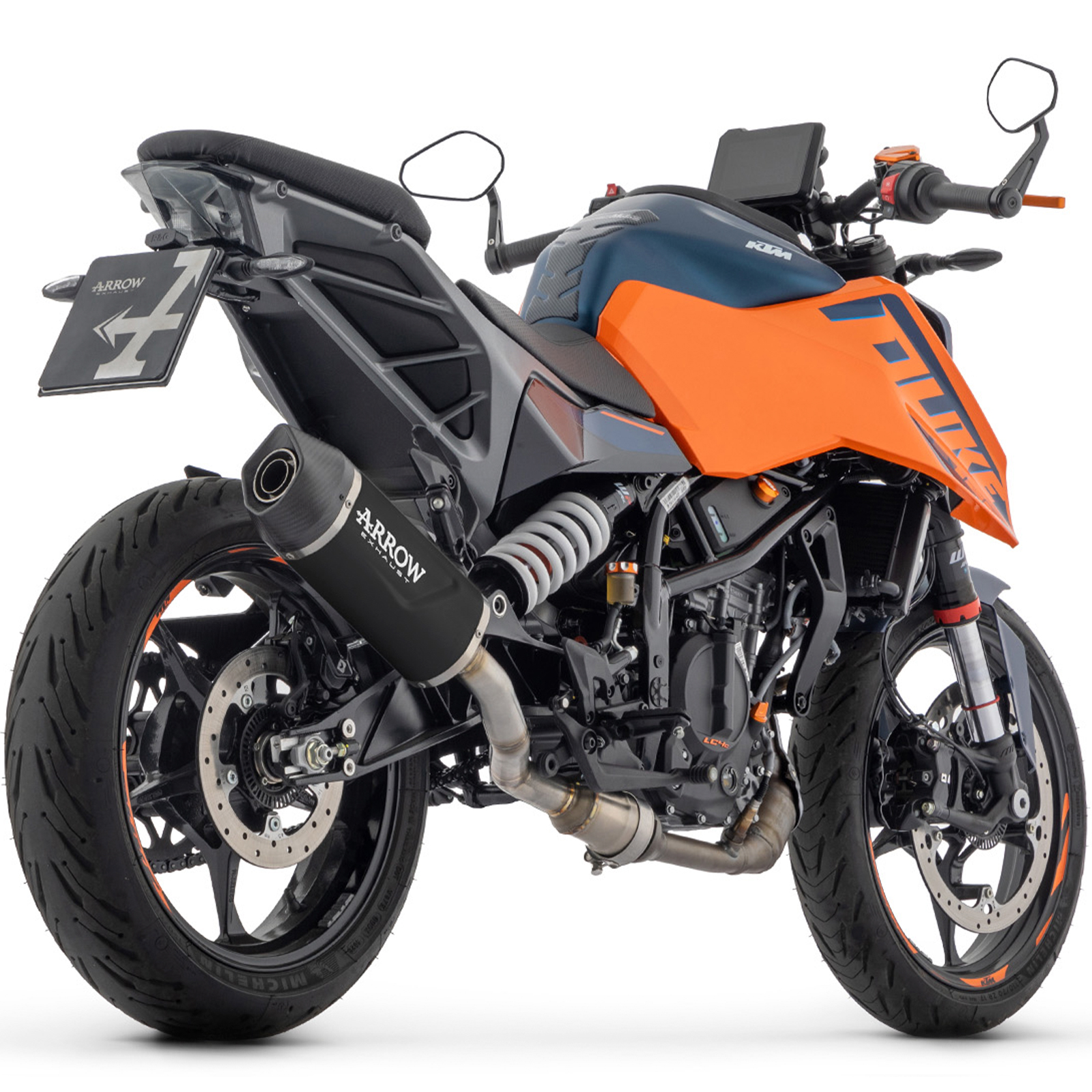 Escape Arrow Indy Race Evo negro KTM Duke 125-390 24+