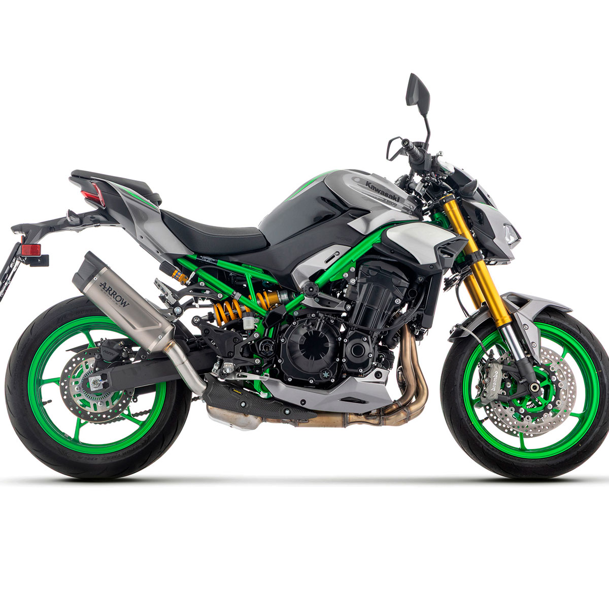 Escape Indy Race aluminio punta carbono Kawasaki Z900 25+