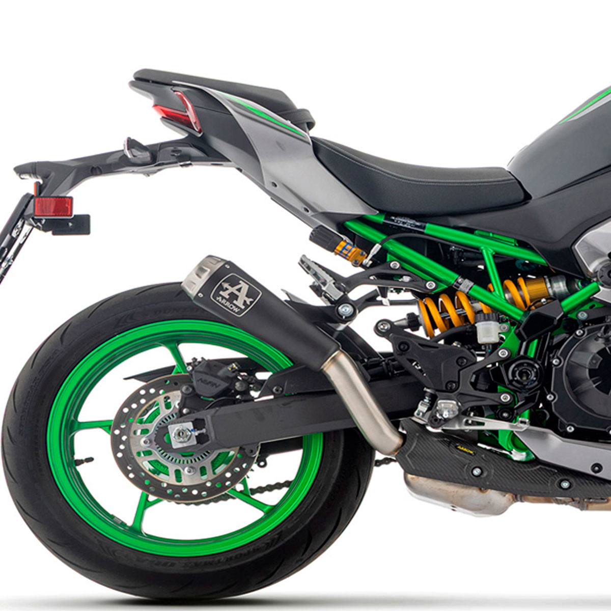 Escape acero Negro Arrow Pro Race Kawasaki Z900 25+