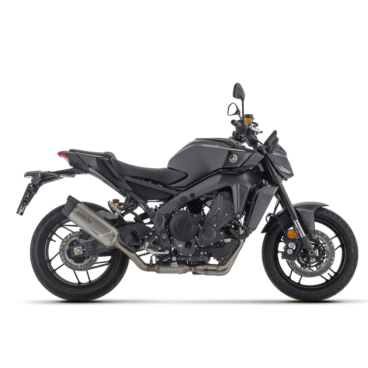 Sistema completo Arrow Indy Race EVO escape titanio y colectores para Yamaha MT-09 24+