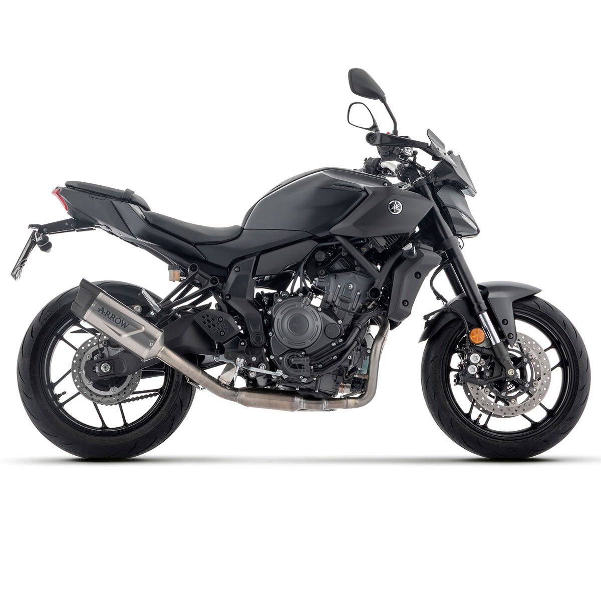 Sistema de escape completo Titanio Yamaha MT07 25+