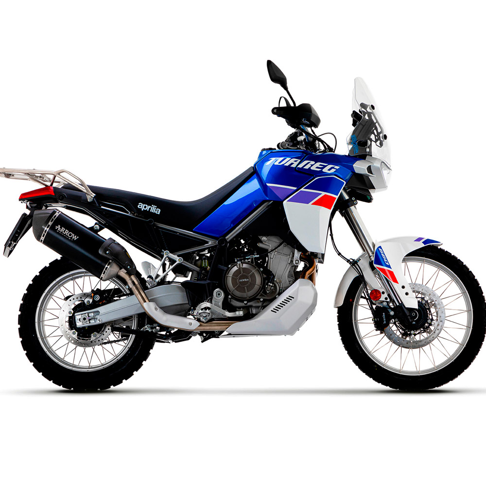 escape sonora titanio negro aprilia tuareg 660 22-