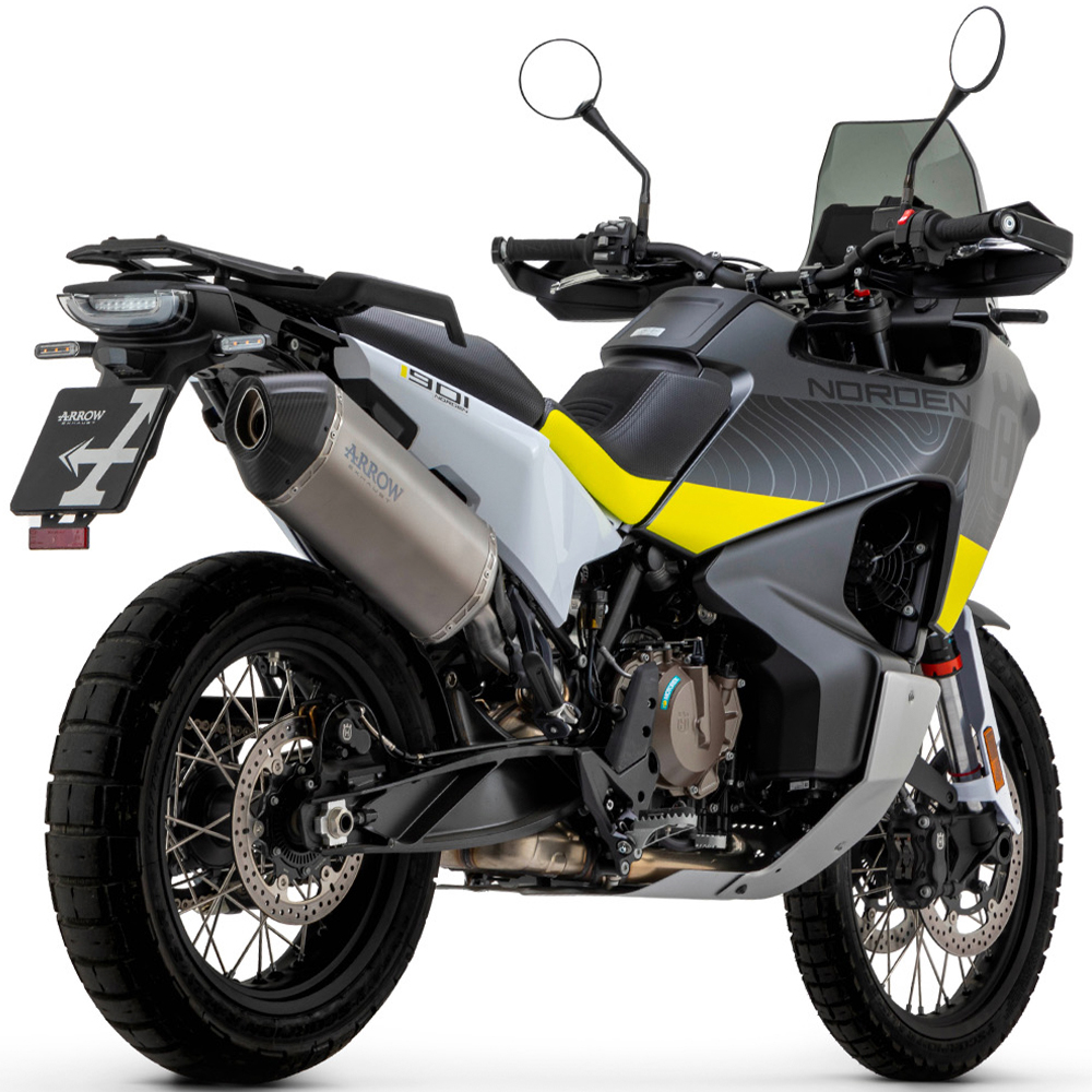 Escape sonora titanio negro Husqvarna Norden 901 22-