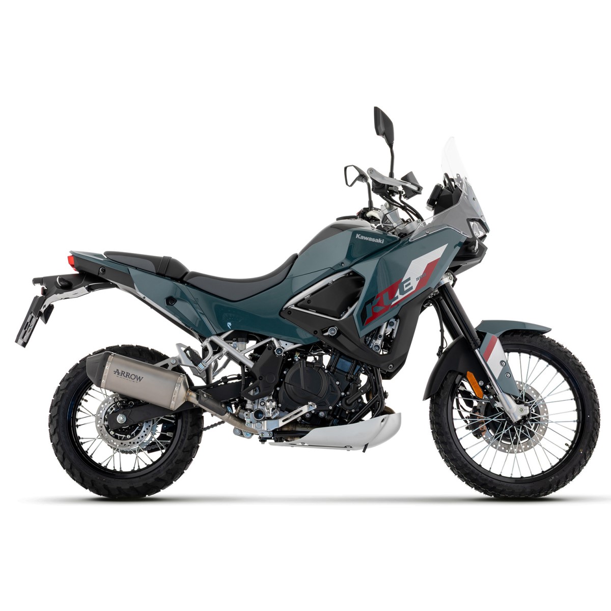 Colectores acero Arrow Kawasaki KLE 500 26+
