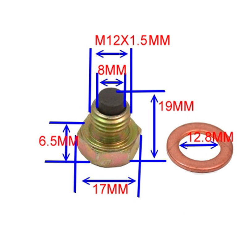 Tornillo aceite magnético M12x1.5mm