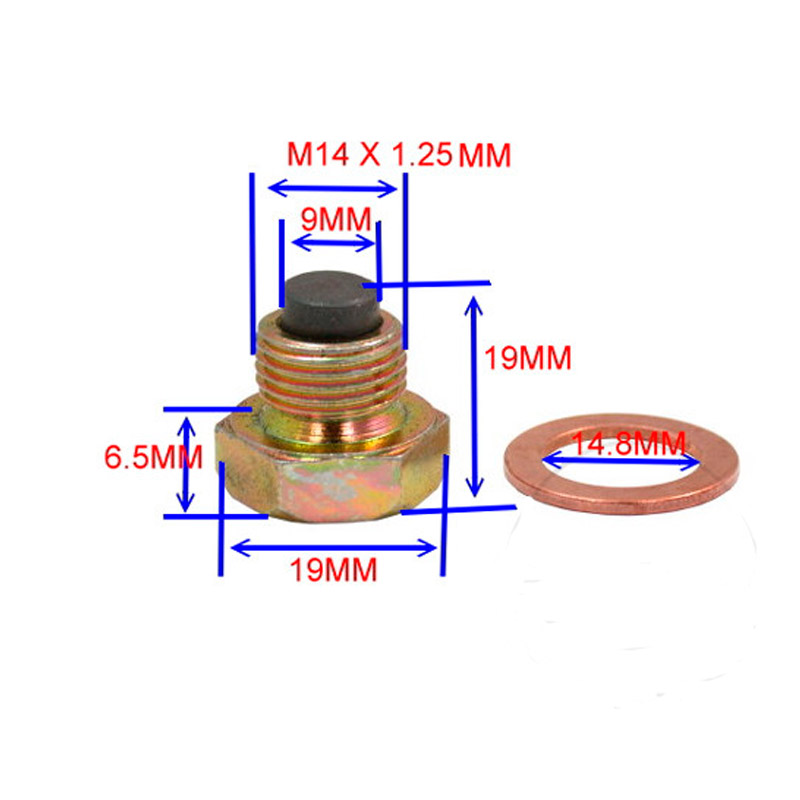 Tornillo aceite magnético M14x1.25mm