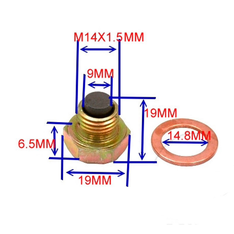 Tornillo aceite magnético M14x1.50mm