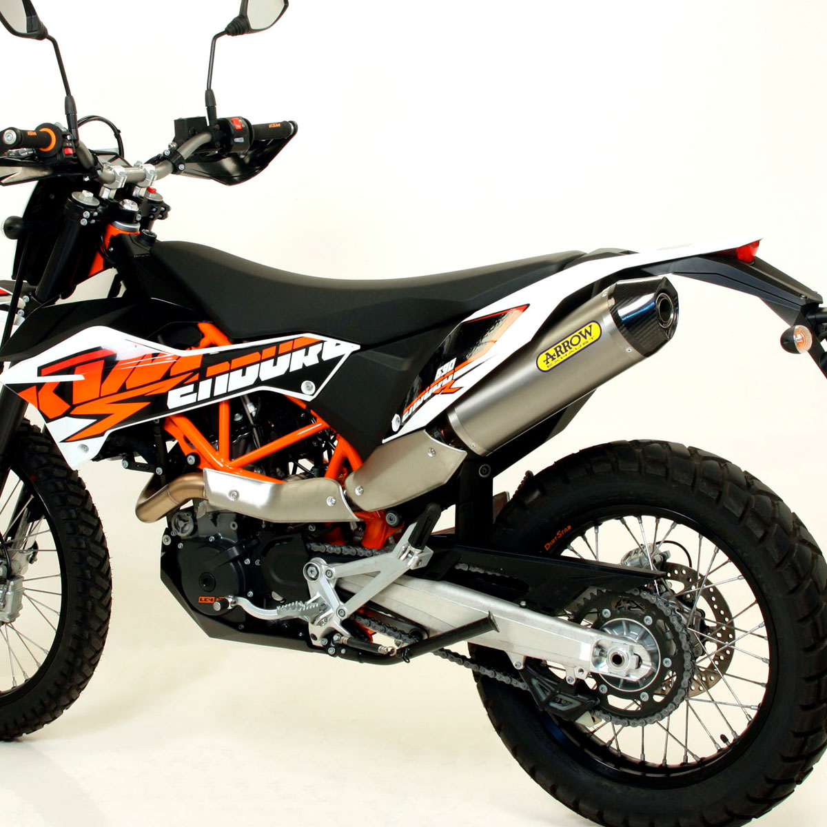 Escape titanio copa carbono Arrow KTM 690 Enduro R 09-16