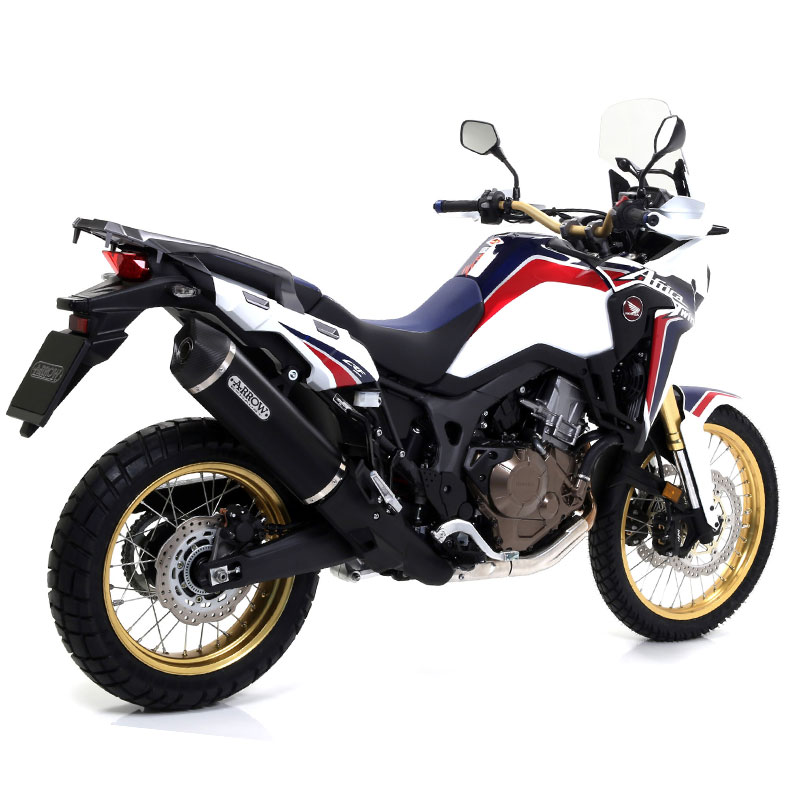 Escape aluminio negro Arrow HONDA CRF1000L AFRICA TWIN 16-17