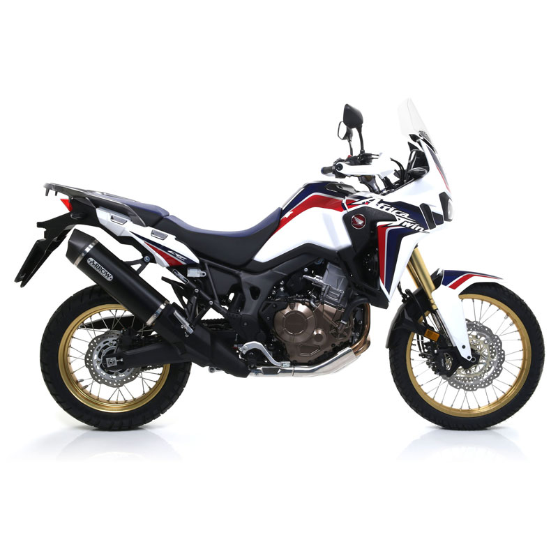 Escape aluminio negro Arrow HONDA CRF1000L AFRICA TWIN 16-17