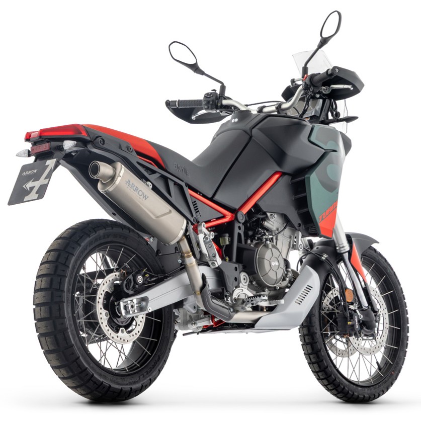 Escape Indy Race EVO Acero de Arrow para Aprilia Tuareg 660 25+