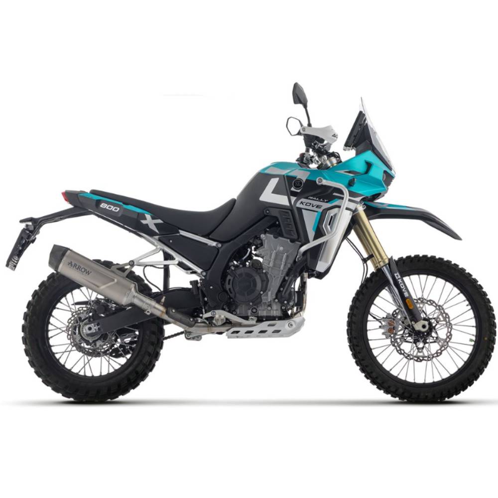 Escape titanio Arrow Indy Race Kove 800X Pro-Rally 25- tapa carbono