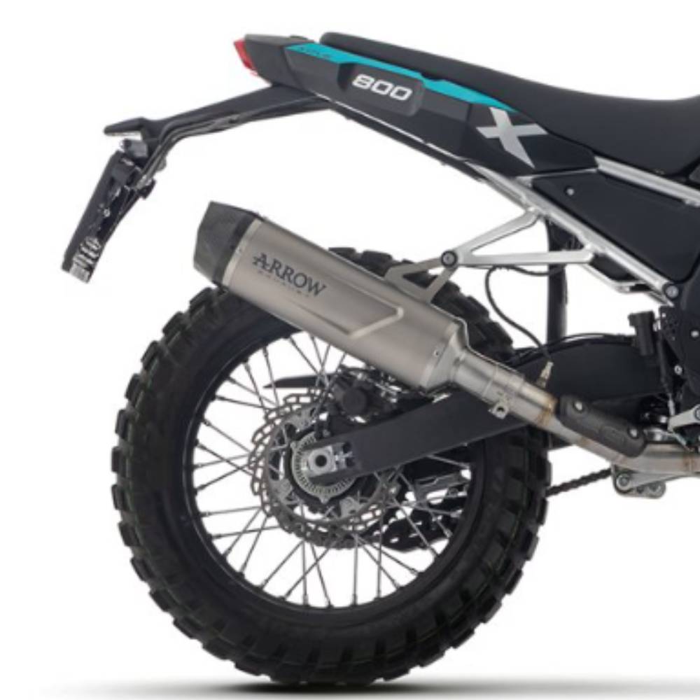 Escape titanio Arrow Indy Race Kove 800X Pro-Rally 25- tapa carbono