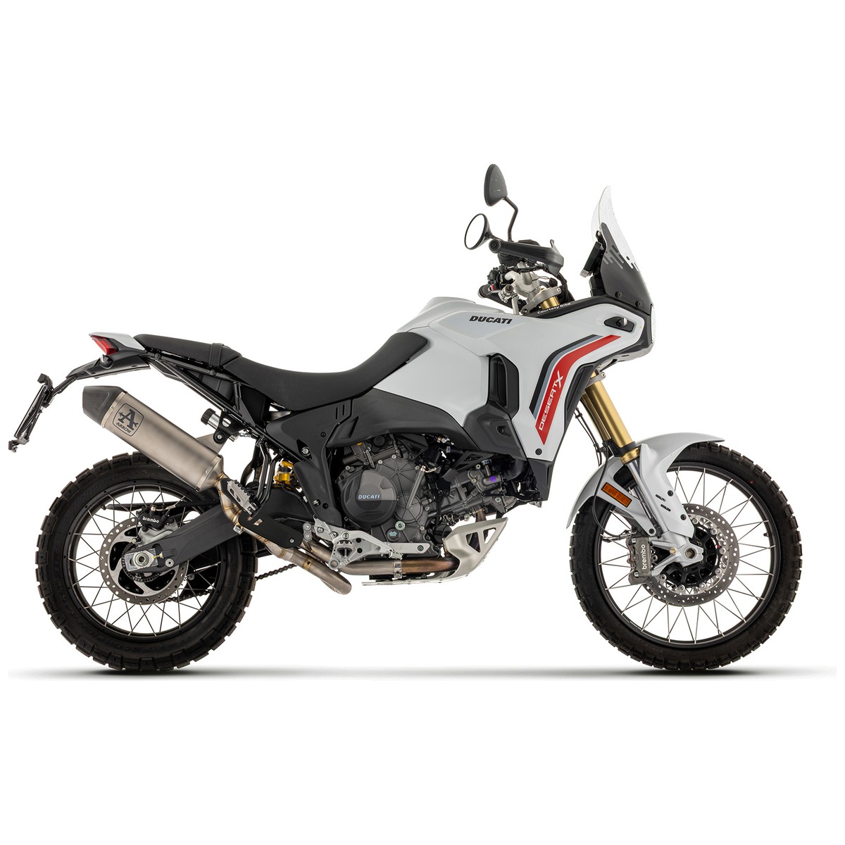 Escape Indy Race Titanio Arrow Ducati DesertX 26+