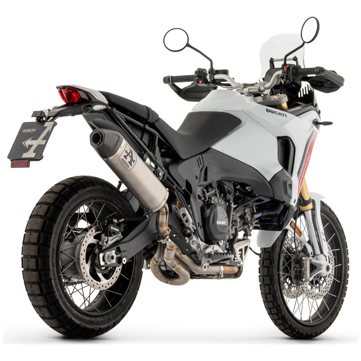 Escape Indy Race Titanio Arrow Ducati DesertX 26+