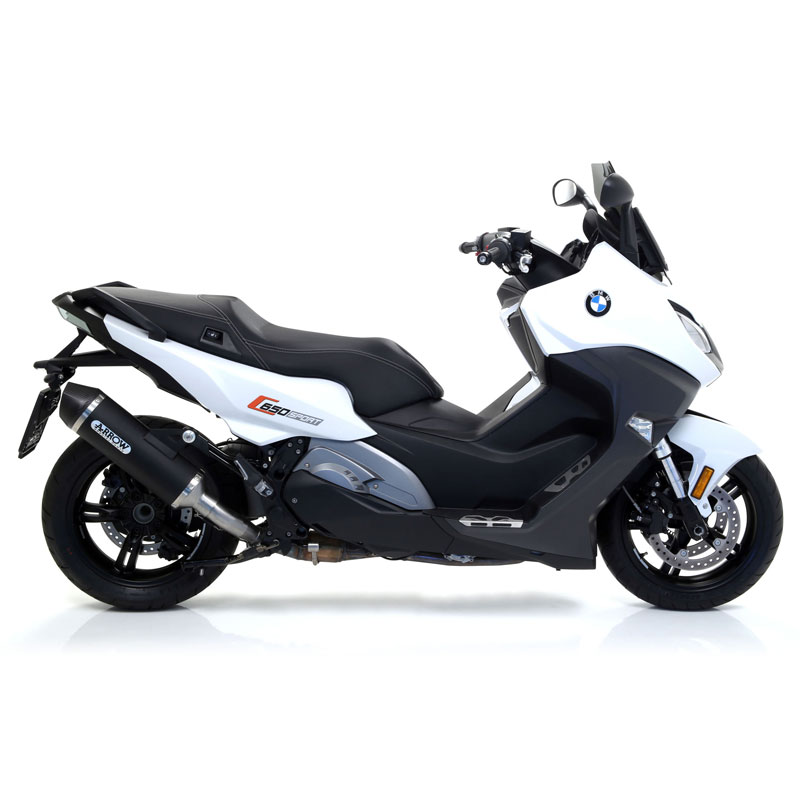 Escape Arrow RACE-TECH aluminio DARK BMW C650SPORT 2016- OC