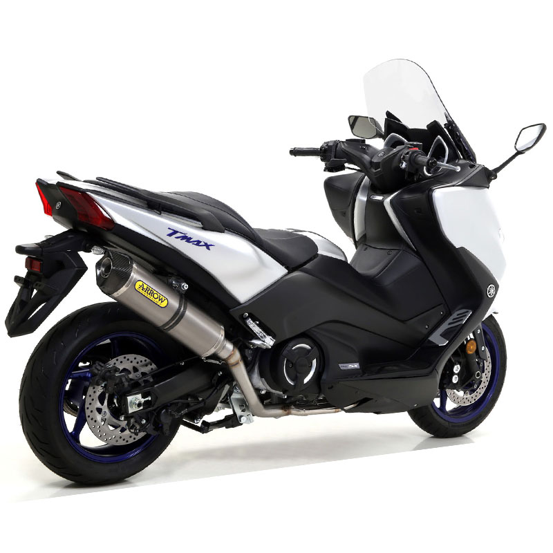 Escape aluminio fondo carbono Arrow RaceTech Yamaha TMax 530-560 OC