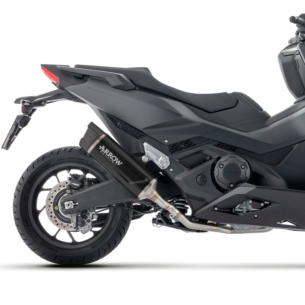 Escape aluminio negro Arrow Indy Race Honda Forza 750 25+