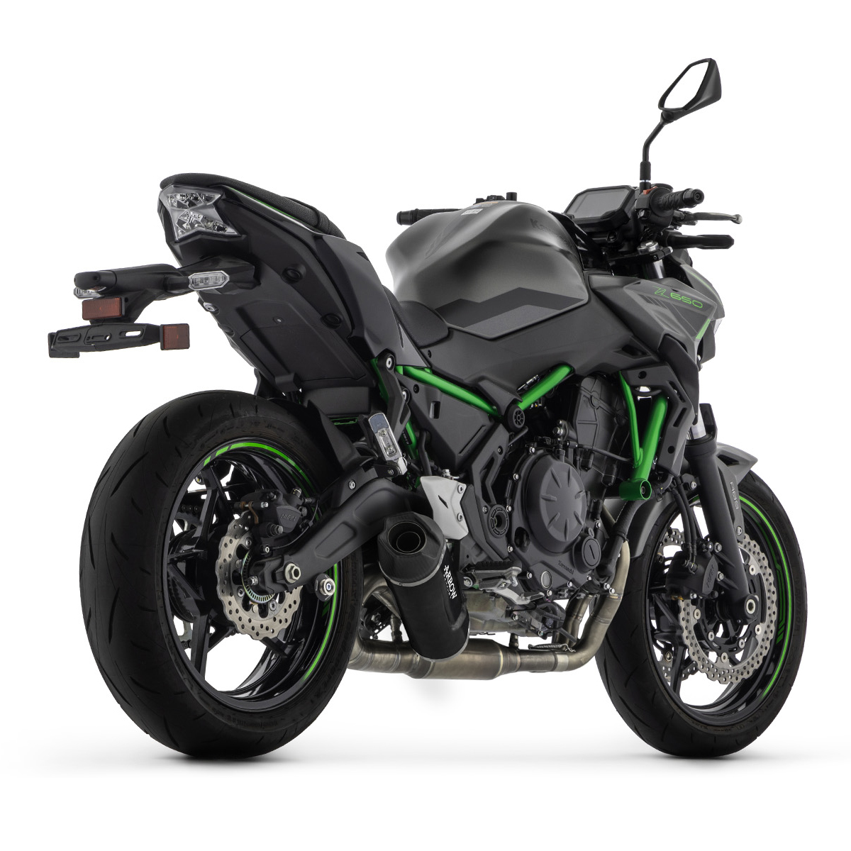 Sistema completo Arrow Indy Race EVO escape aluminio y colectores Kawasaki Z 650 35Kw 24+