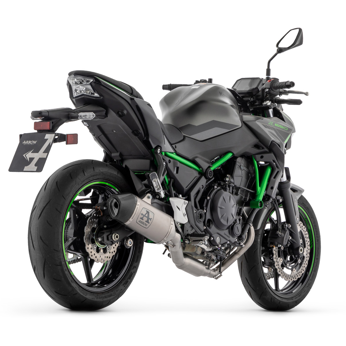 Sistema completo Arrow Veloce escape titanio y colectores para Kawasaki Z 650 35Kw 24+