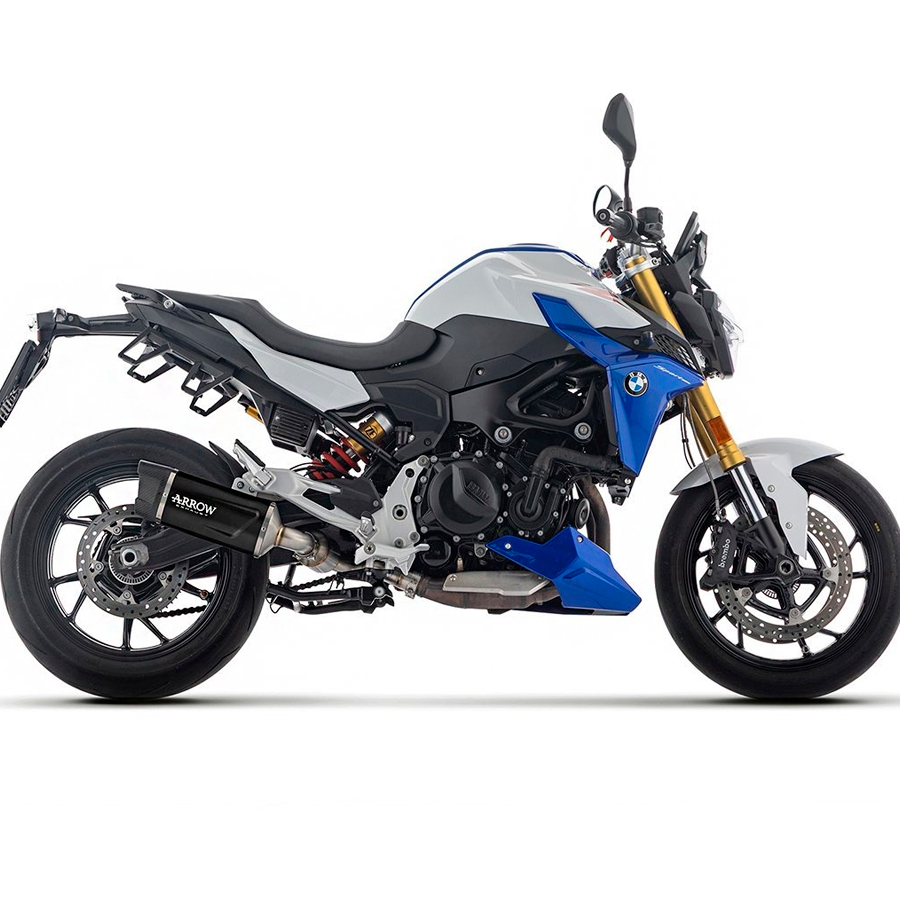 Escape acero negro Indy Race EVO BMW F900XR-R 25+